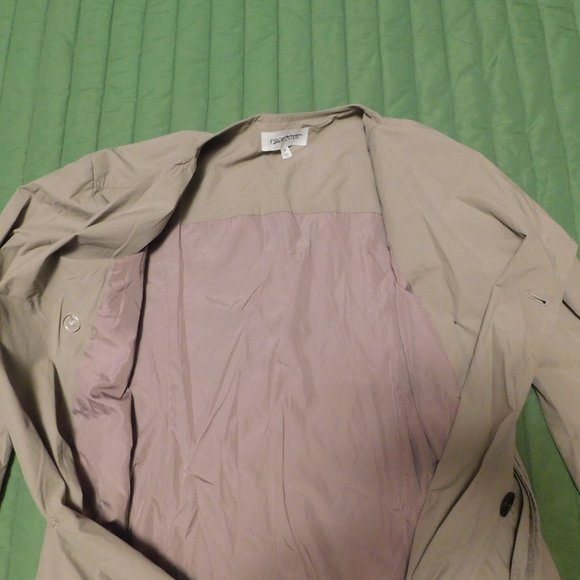 PROLOGUE Lightweight Simple Elegant Trench Coat M - Picture 4 of 7